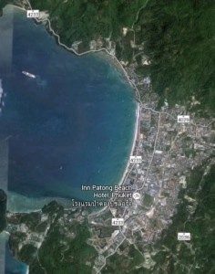 Patong bay Aerial shot